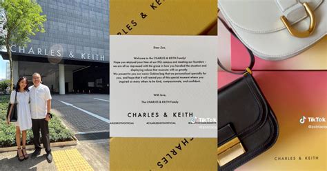 Viral Pinay teenager receives customized Charles & Keith bags .